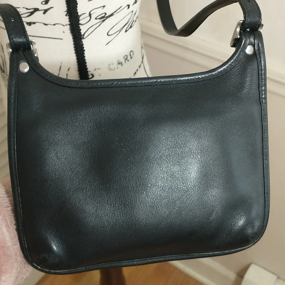 Vintage Coach Mini Hippie Leather Crossbody‎ Foldover Flap Bag, Purse, #9142